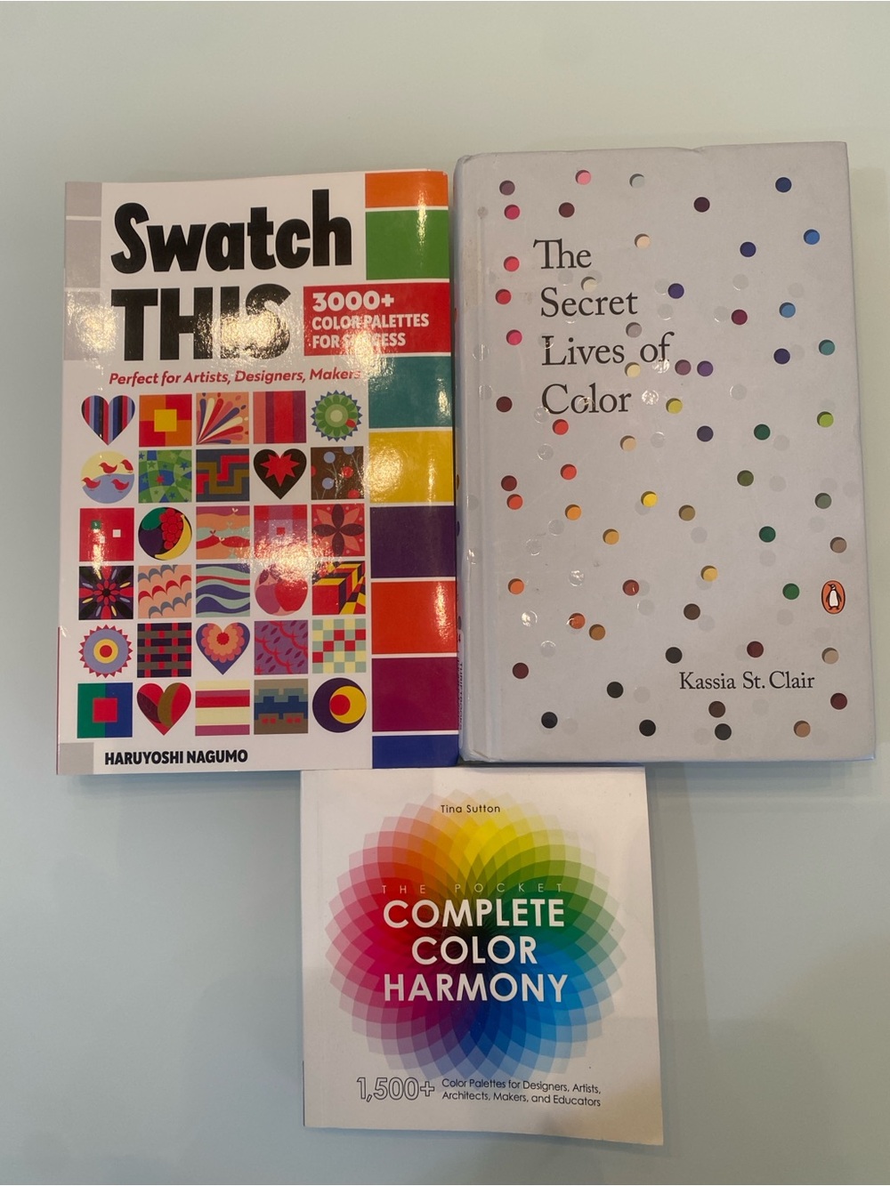 Art Design Book Lot Color Theory Swatch This Secret Lives Complete Harmony